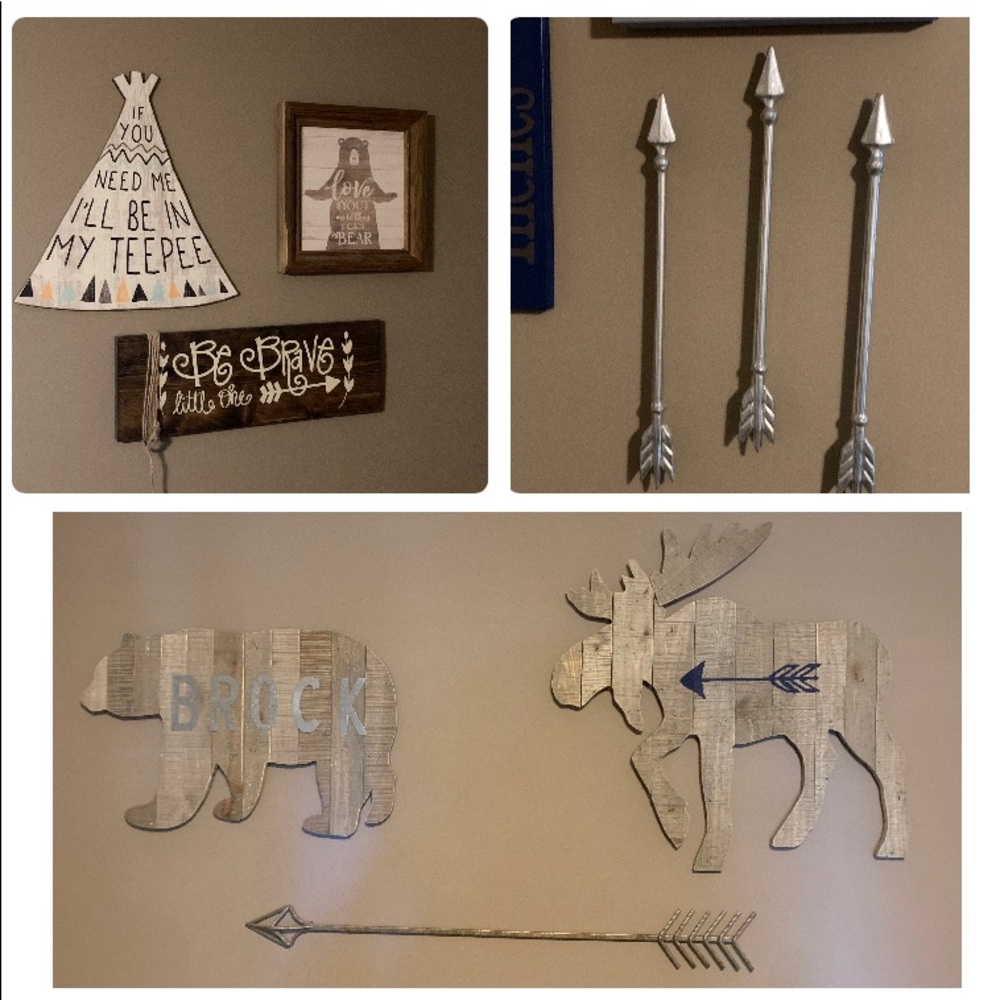 Woodland themed wall decor